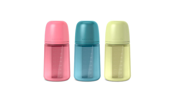 BIBERÃO SILICONE SUAVINEX 240ml 3M+ 1