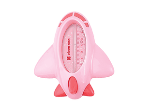 TERMÓMETRO DE BANHO AVIÃO ROSA 