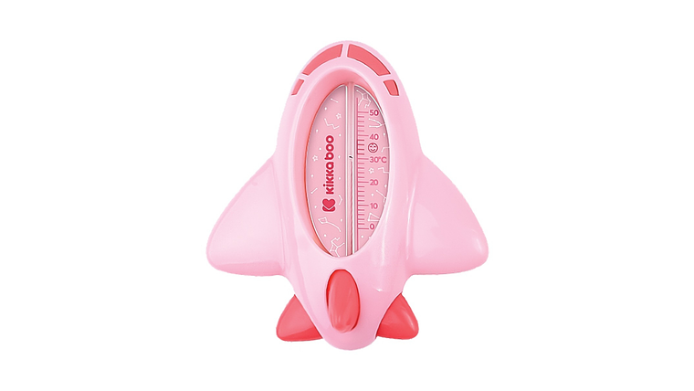 TERMÓMETRO DE BANHO AVIÃO ROSA  1