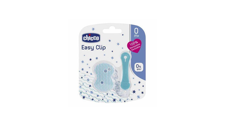 CLIP CHUPETA AZUL CHICCO 1