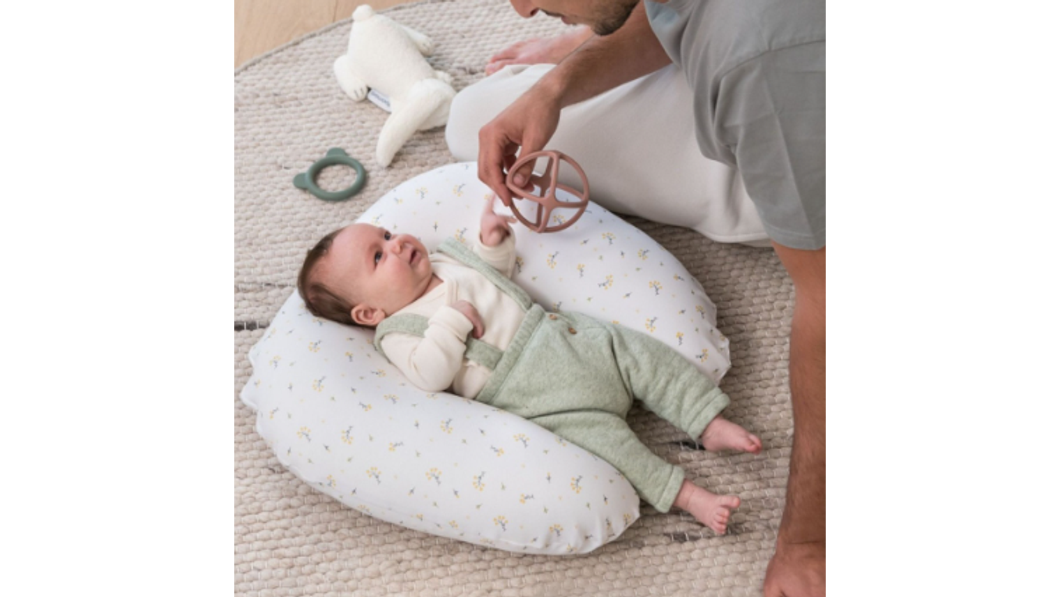 ALMOFADA AMAMENTAÇÃO DOOMOO SOFTY FLOWER 2