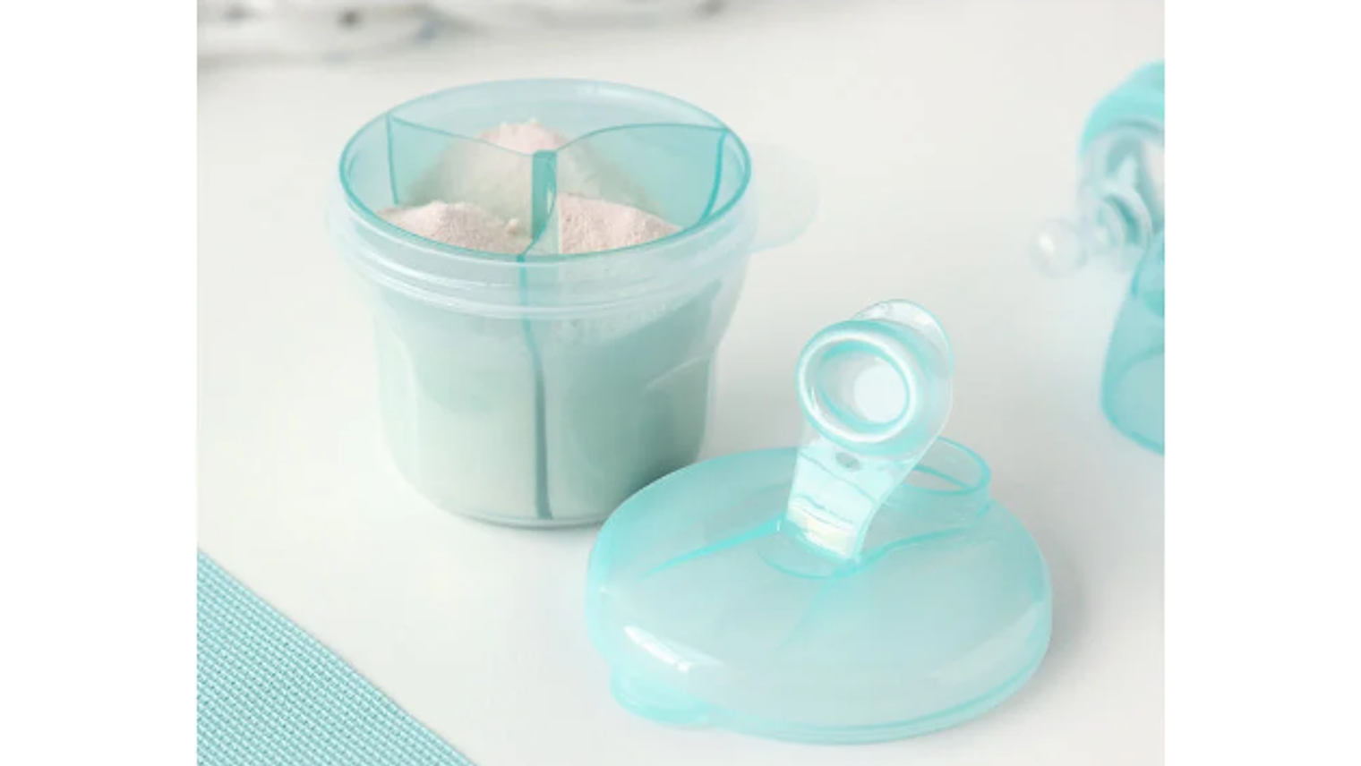 DISPENSADOR DE LEITE AZUL 4