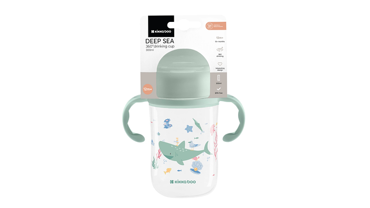 COPO ANTI DERRAME 360° 300 ML MENTA 12M+ 3