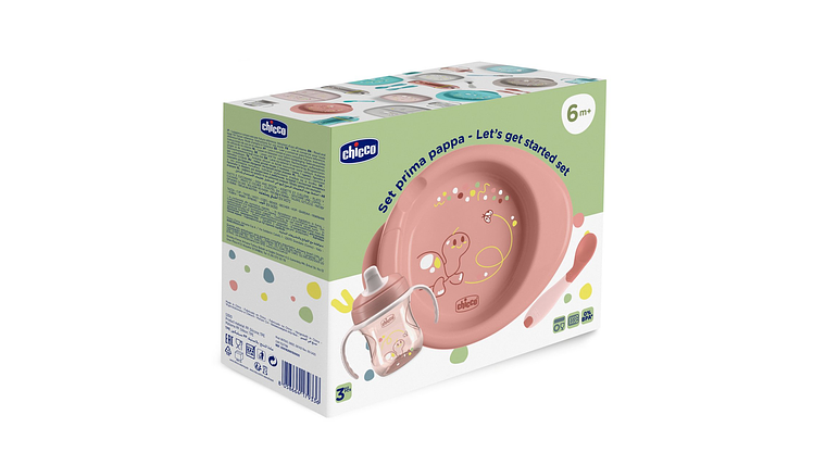 CONJUNTO DE PAPA ROSA CHICCO 6M+ 5