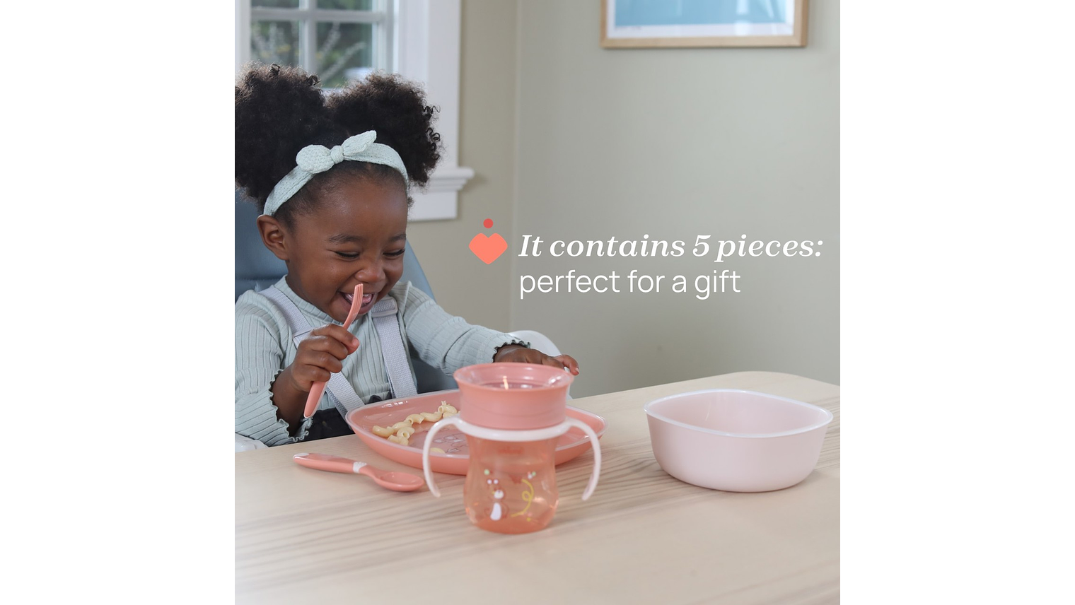 CONJUNTO DE PAPA ROSA CHICCO 12M+ 2