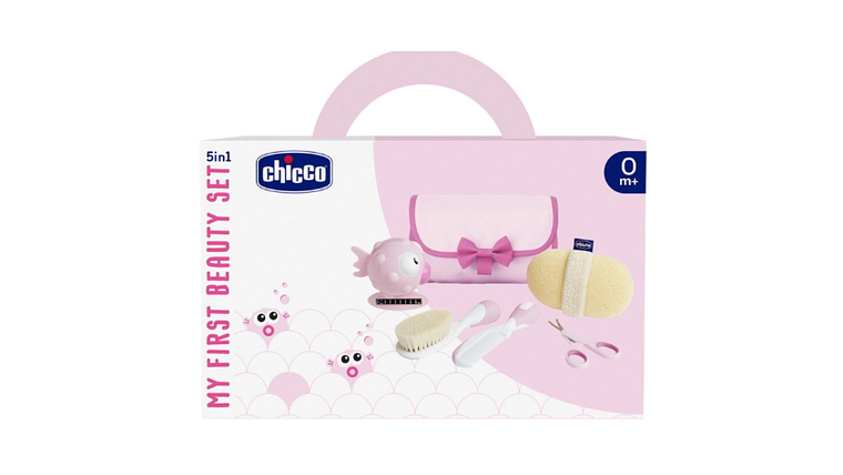 CONJUNTO DE HIGIENE CHICCO - MENINA 0+ 2