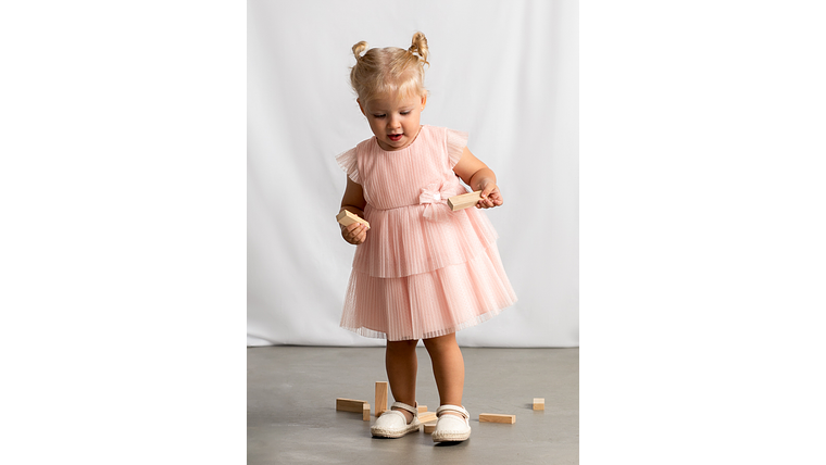 VESTIDO TULE PLISSADO 1