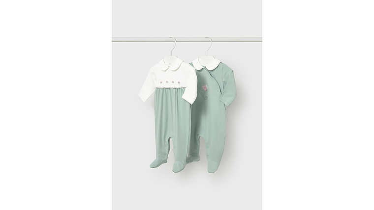 SET 2 BABYGROWS COMP. 1