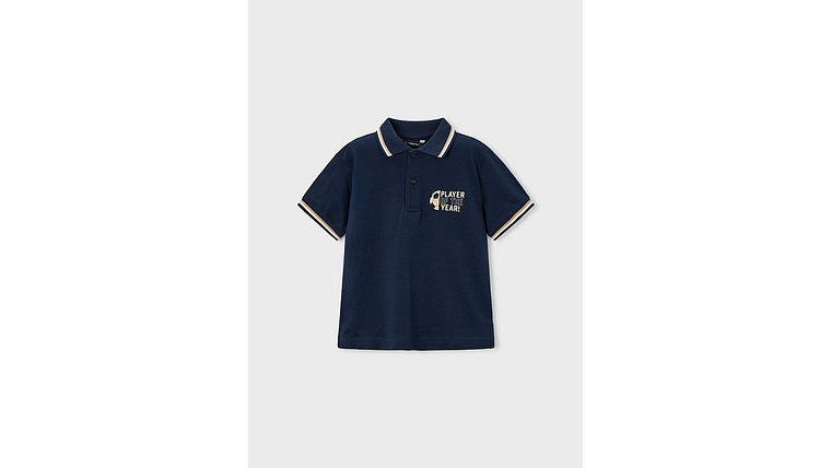 POLO M/CURTA PRINT COSTAS 1