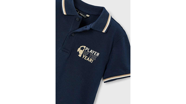 POLO M/CURTA PRINT COSTAS 2