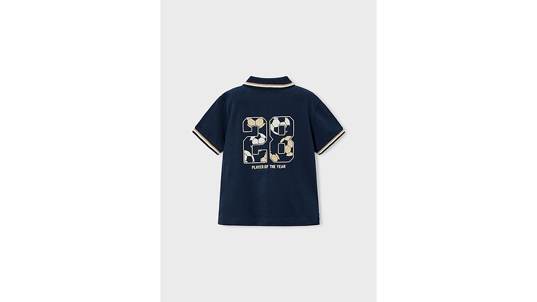 POLO M/CURTA PRINT COSTAS 3