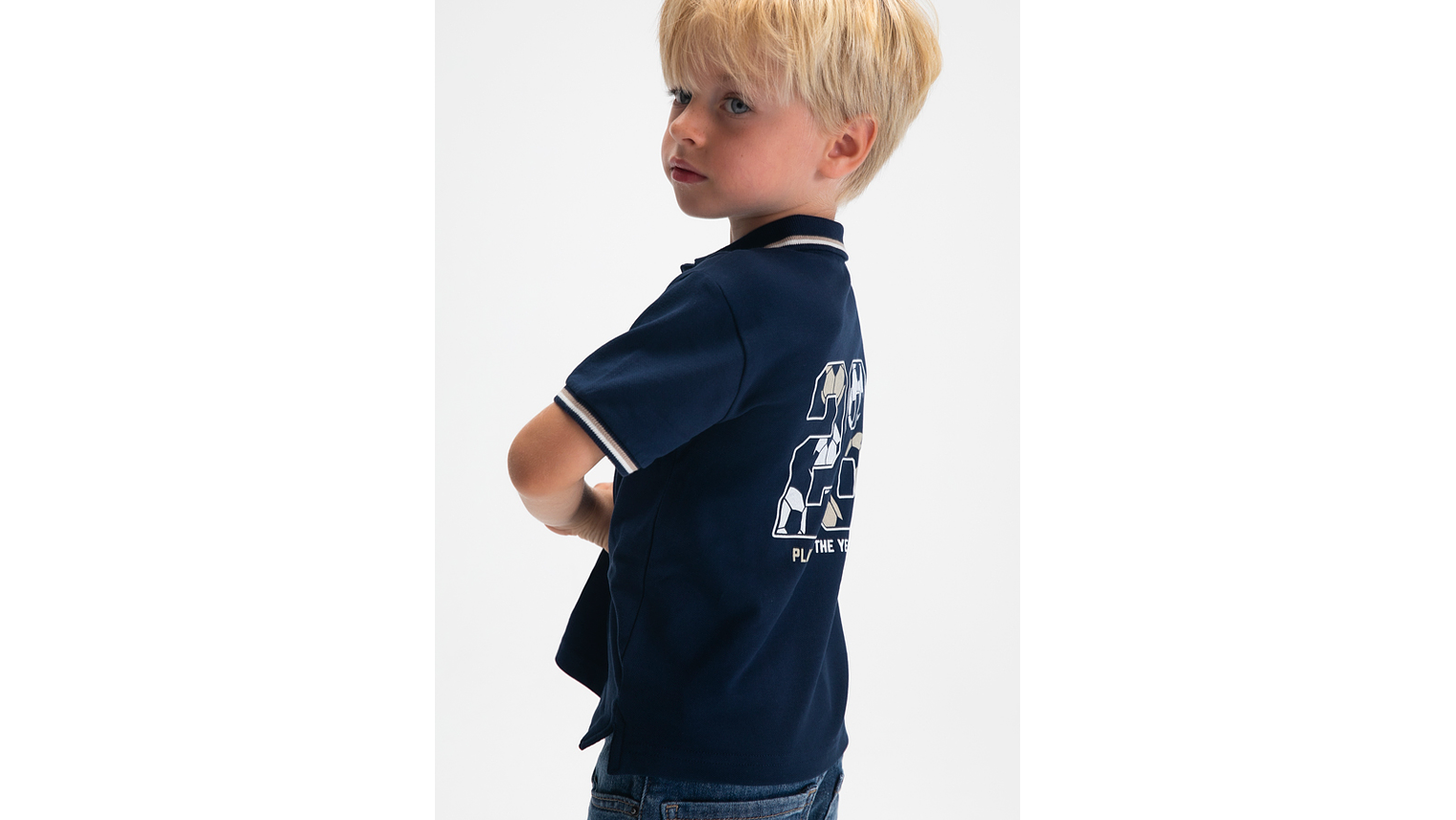 POLO M/CURTA PRINT COSTAS 4