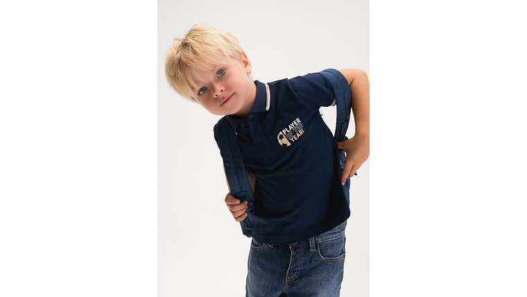 POLO M/CURTA PRINT COSTAS 6