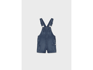 JARDINEIRA CALÇÃO SOFT DENIM