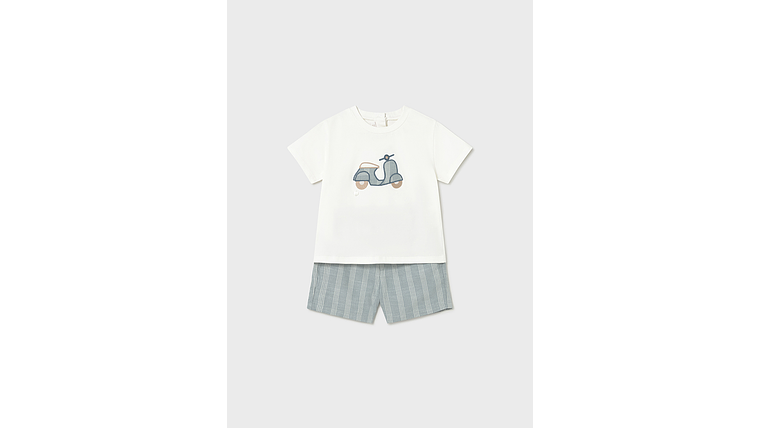 CONJ. BERMUDA LINHO/T´SHIRT AP 1