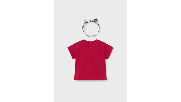 T´SHIRT COM BANDOLETE VERMELHO 2