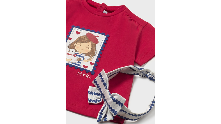 T´SHIRT COM BANDOLETE VERMELHO 3