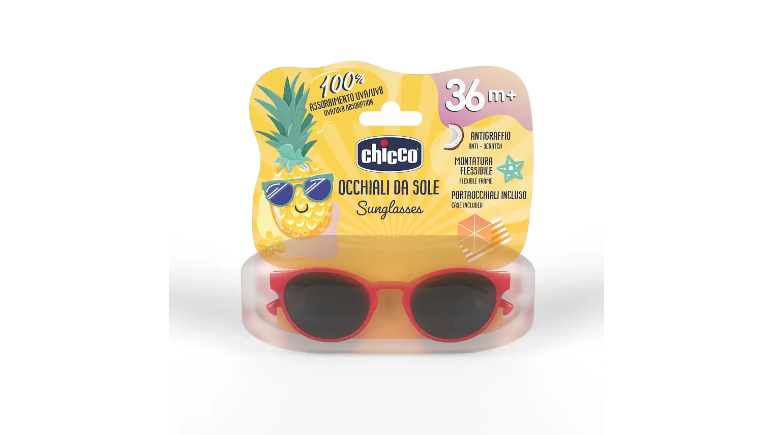 OCULOS DE SOL 36M+ VERMELHO 3