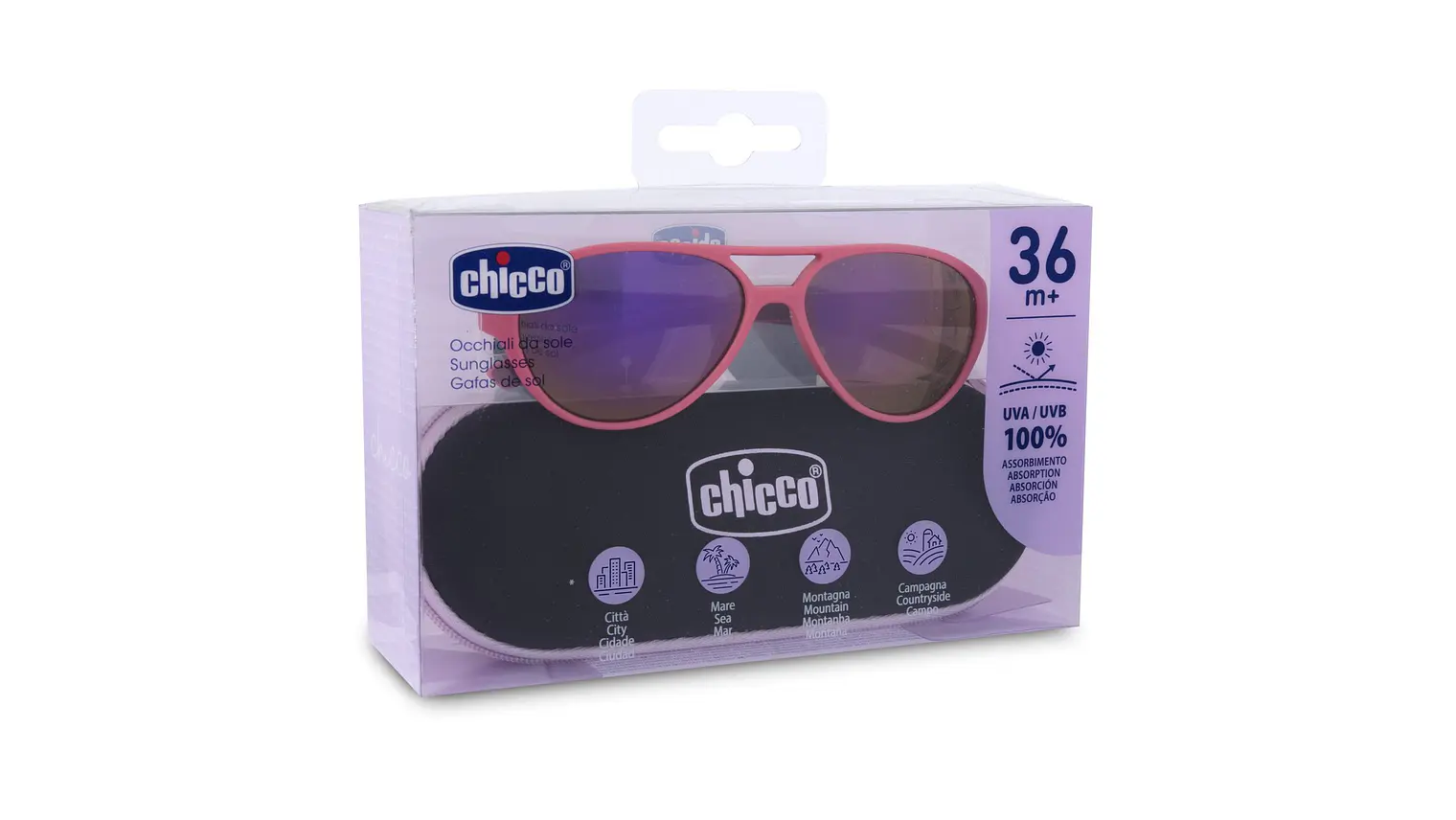 OCULOS DE SOL 36M ROSA 2025 2