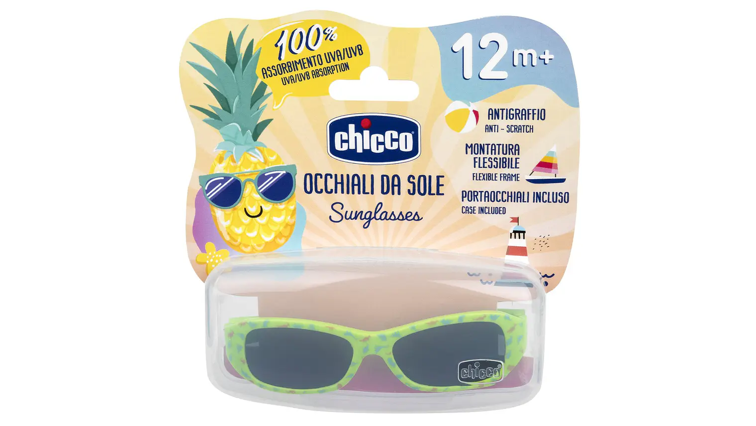 OCULOS DE SOL 12M+ DINO VERDE 2