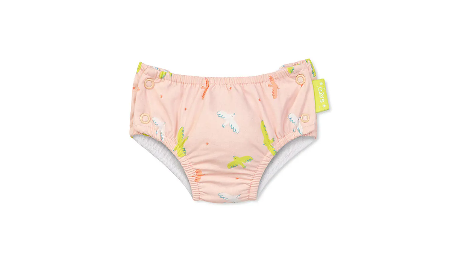 FATO DE BANHO COM FRALDA UV UPF 50+ 12-18M TROPICOOL PINK 1