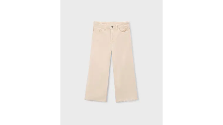 CALÇA SARJA C/ PERNAS LARGAS 1