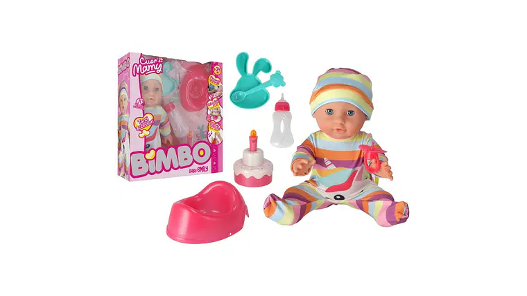 BONECO 35 CM C/BEBE 1