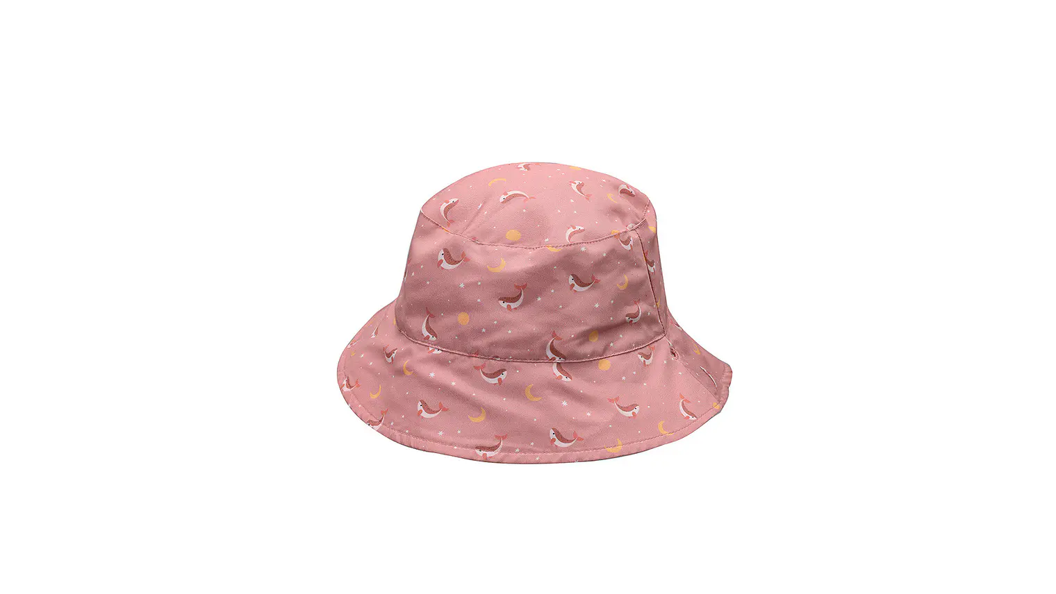CHAPÉU REVERSÍVEL WHALE PINK S 6-18M 2