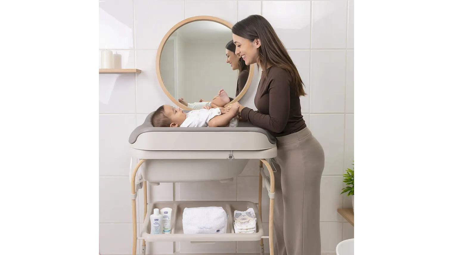 BANHEIRA SOFT BUBBLE ARMONIA BEJE 5