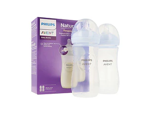 PHILIPS AVENT BIBERÃO 330 ML. EMB. DUP. NAT RESPONSE