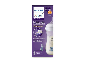 PHILIPS AVENT BIBERÃO 260 ML. KOALA NAT RESPONSE