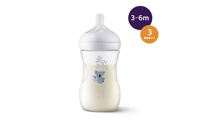 PHILIPS AVENT BIBERÃO 260 ML. KOALA NAT RESPONSE 4