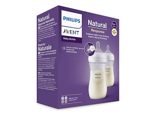 PHILIPS AVENT BIBERÃO 260 ML. EMB. DUP. NAT RESPONSE