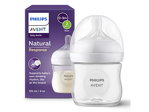 PHILIPS AVENT BIBERÃO 125 ML. EMB. DUP. NAT RESPONSE