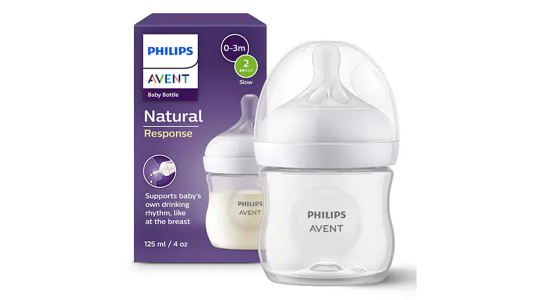 PHILIPS AVENT BIBERÃO 125 ML. EMB. DUP. NAT RESPONSE 1