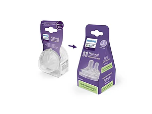 PHILIPS AVENT 2 TETINAS T5 FLX ULTRARÁPIDO 6M+ NAT RESPONSE