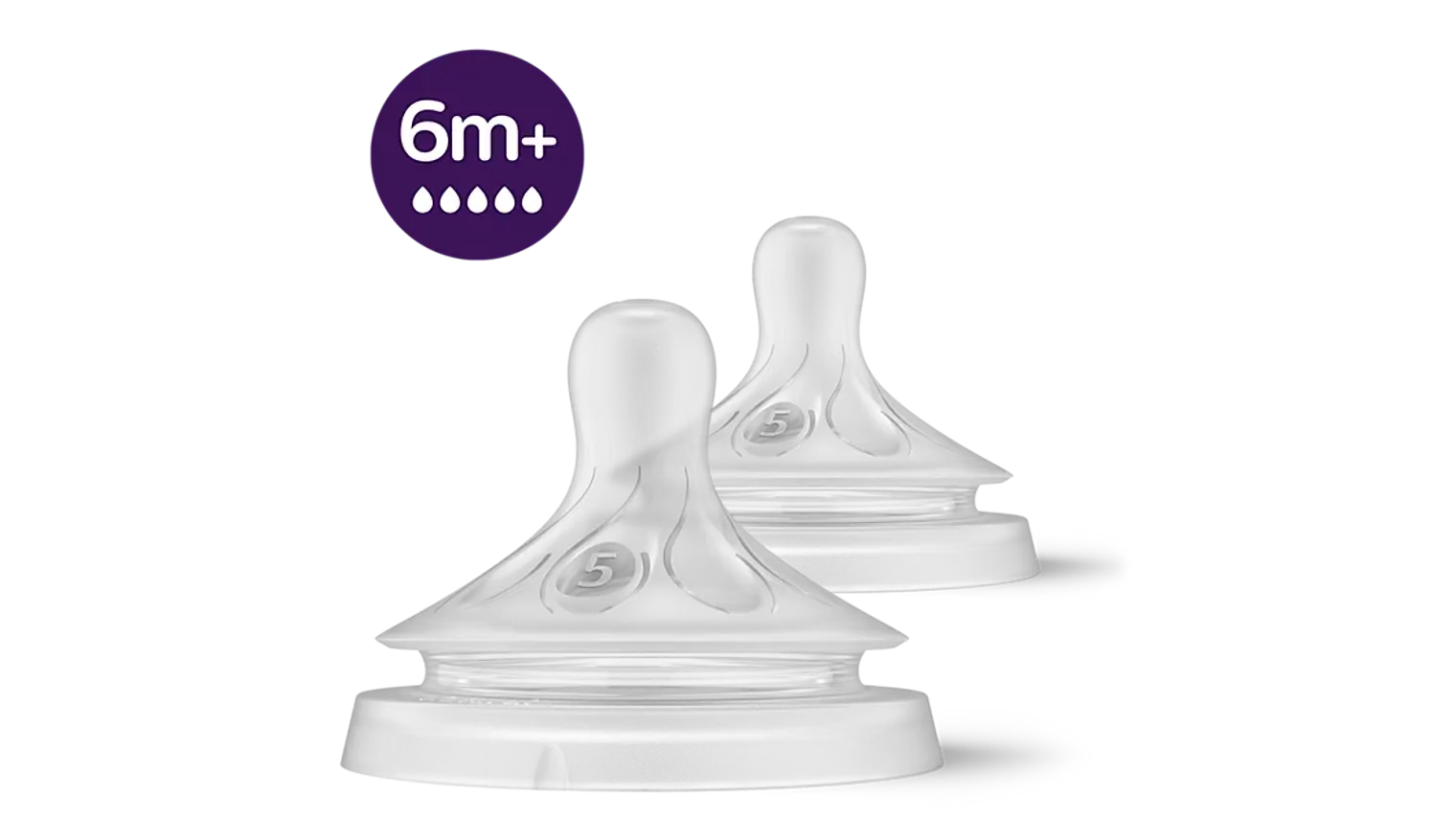 PHILIPS AVENT 2 TETINAS T5 FLX ULTRARÁPIDO 6M+ NAT RESPONSE 2