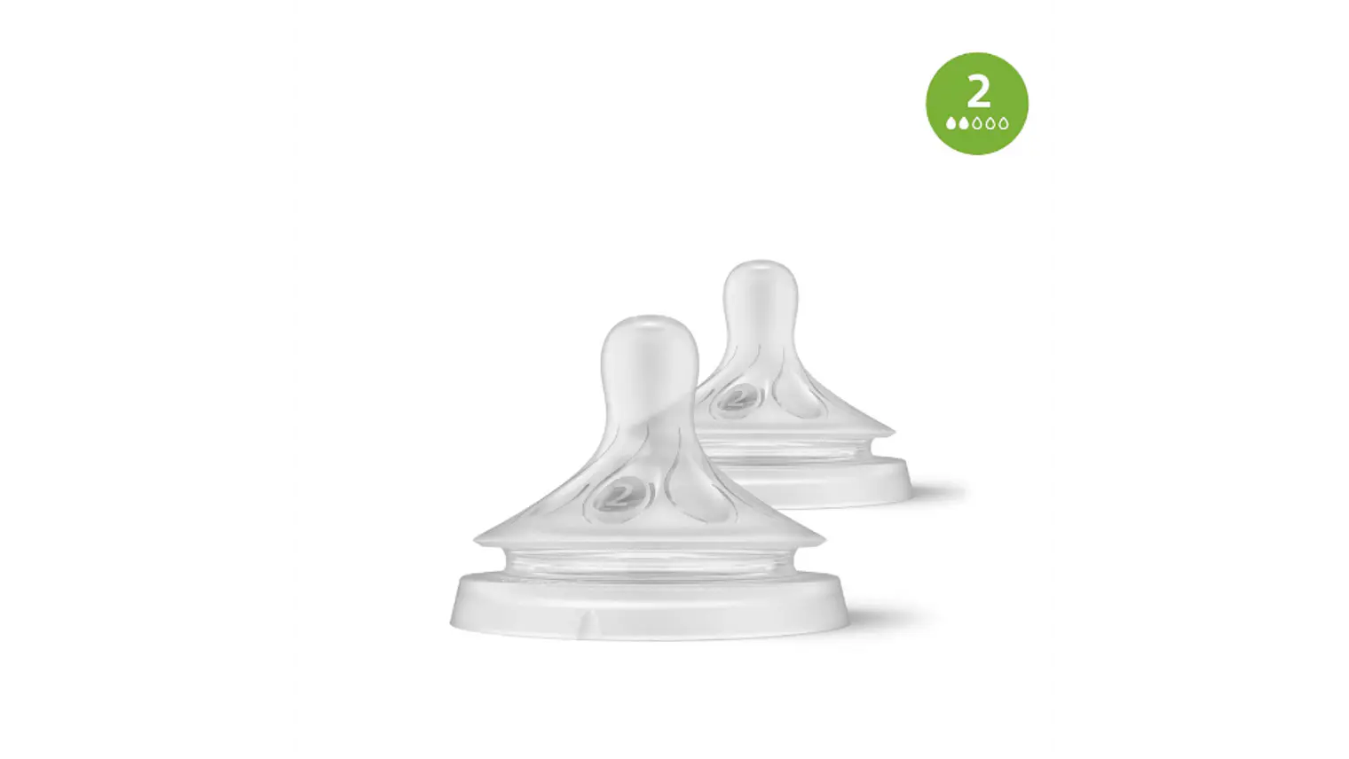 PHILIPS AVENT 2 TETINAS T2 FLX LENTO 0M+ NAT RESPONSE 2