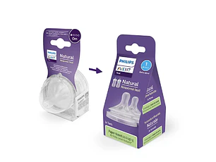 PHILIPS AVENT 2 TETINAS T1 FLX RECEM NASCIDO 0M NAT RESPONSE