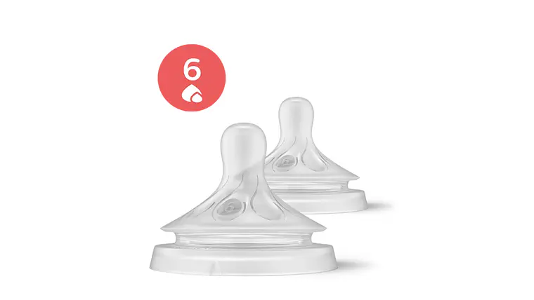 PHILIPS AVENT 2 TETINAS LIQUIDOS ESPESSOS 6M+ NAT RESPONSE 2