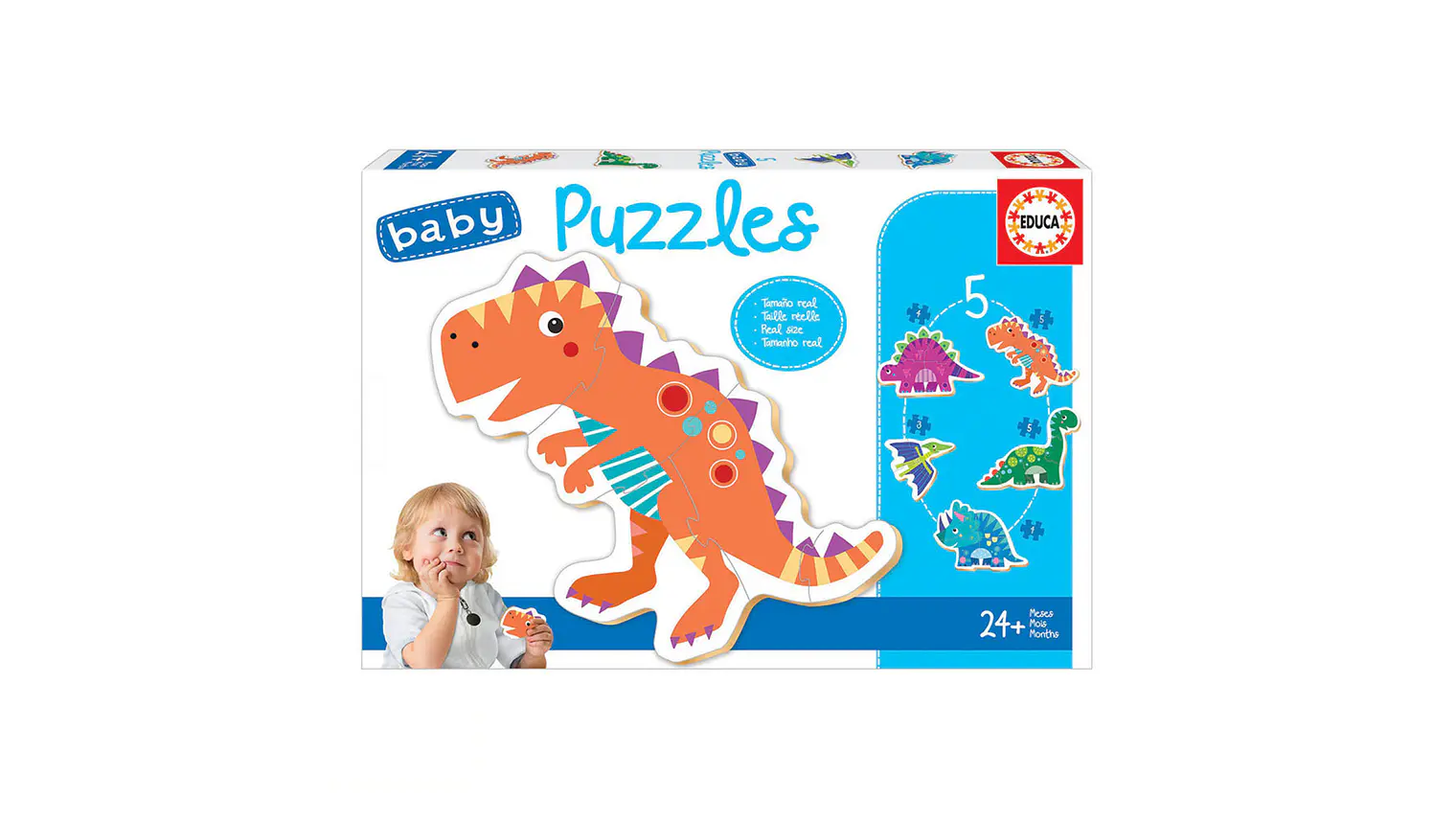 5 BABY PUZZLES DINOSSAUROS 2-4A 1
