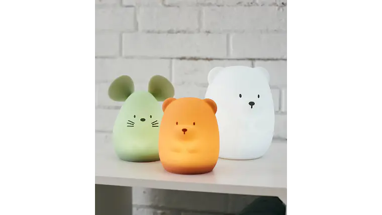 NATTOU - LUZ DE PRESENÇA - RATO - SILICONE - 12 CM 4