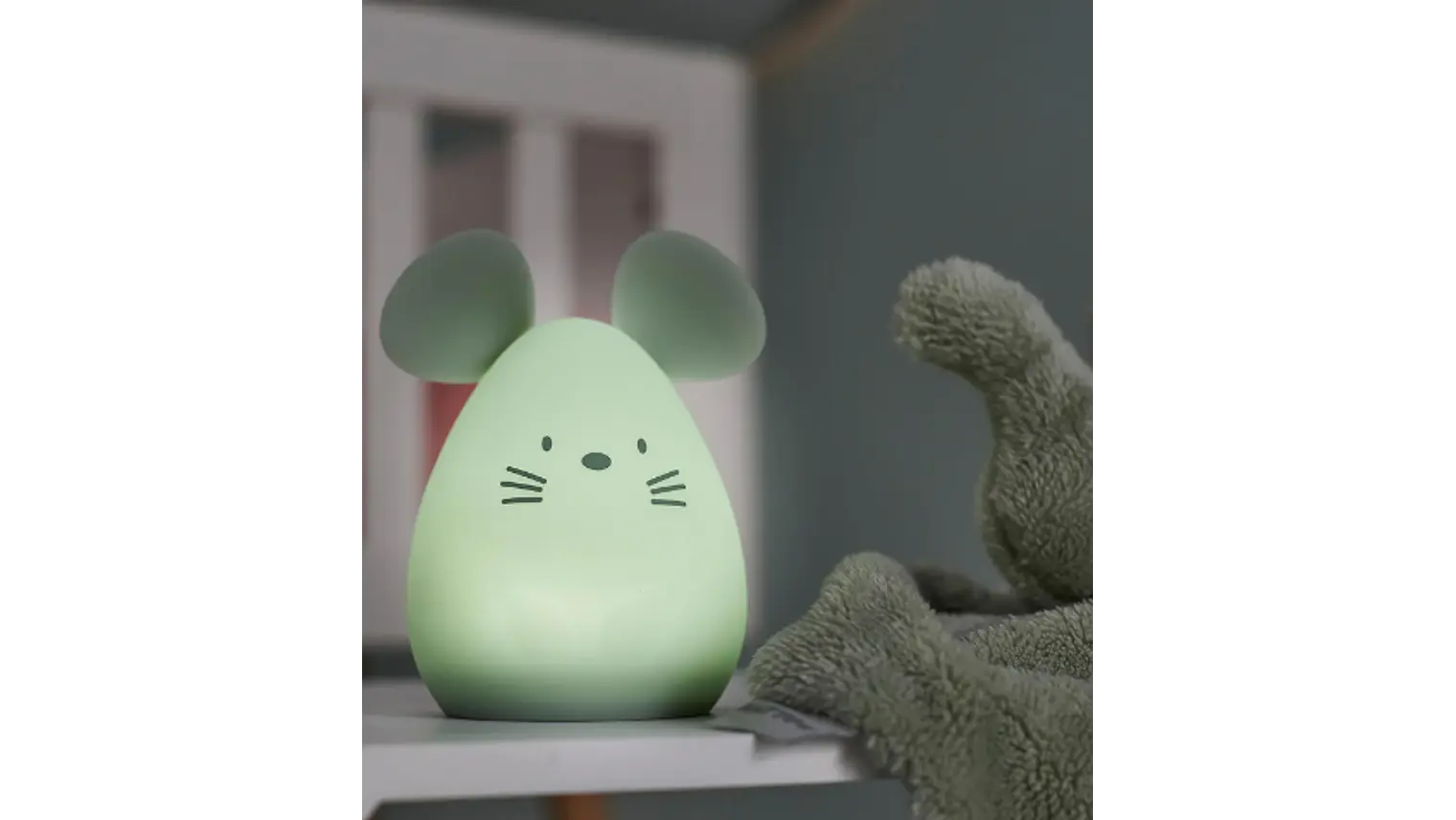 NATTOU - LUZ DE PRESENÇA - RATO - SILICONE - 12 CM 1