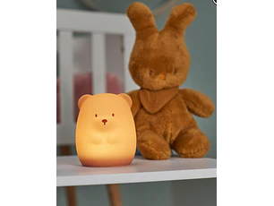 NATTOU - LUZ DE PRESENÇA - URSO - SILICONE - 12 CM