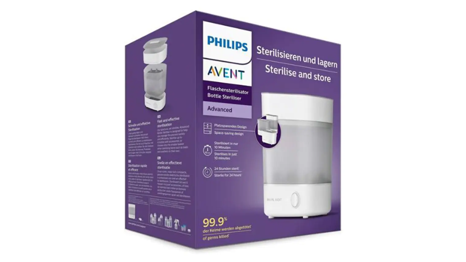 PHILIPS AVENT - ESTERILIZADOR ELÉCTRICO 1