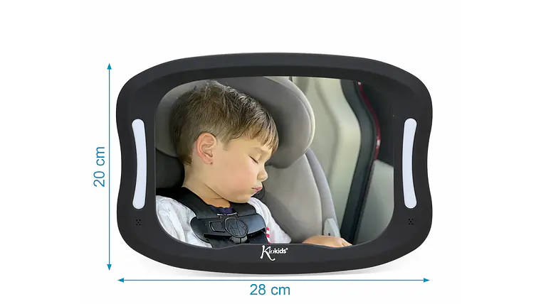 ESPELHO RETROVISOR 28*20 LED 4