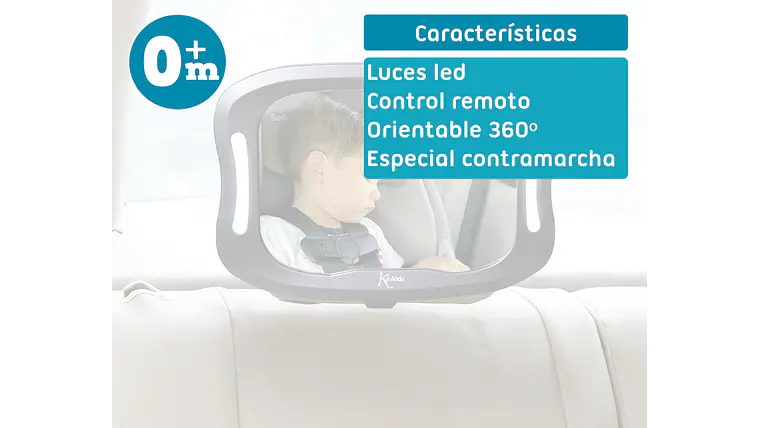ESPELHO RETROVISOR 28*20 LED 5
