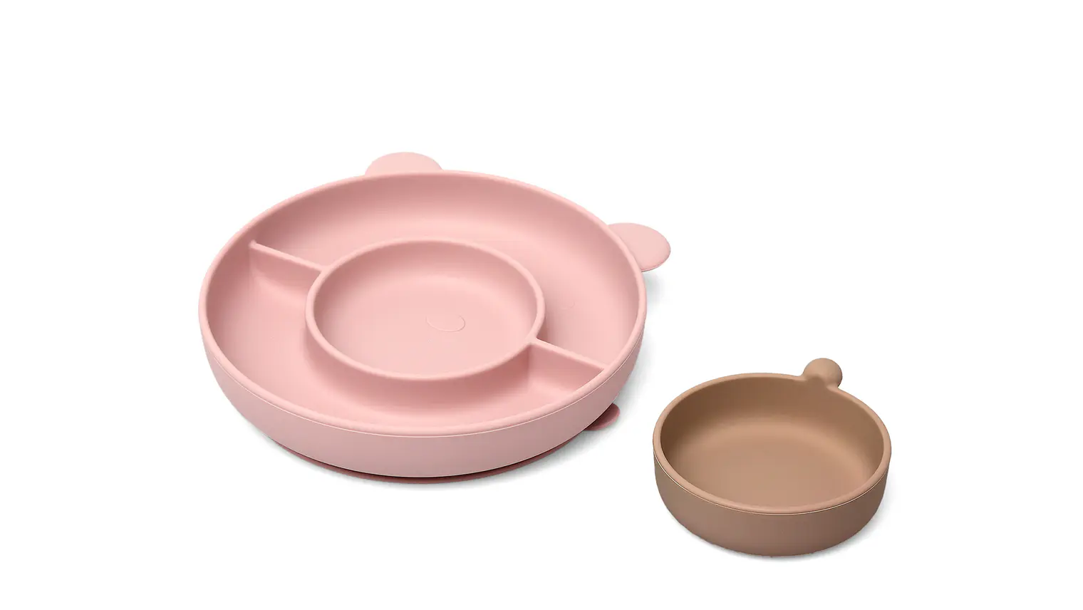 PRATO URSO SILICONE ROSA 3