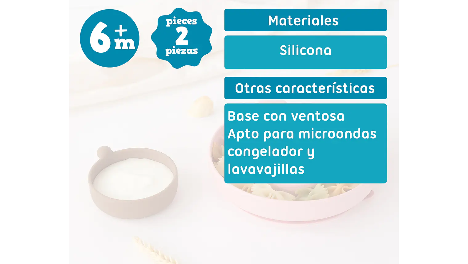 PRATO URSO SILICONE ROSA 4