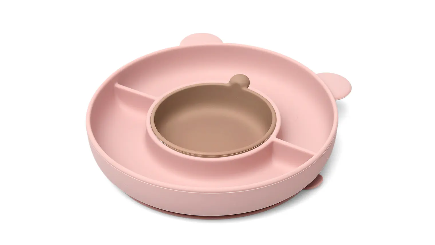 PRATO URSO SILICONE ROSA 6